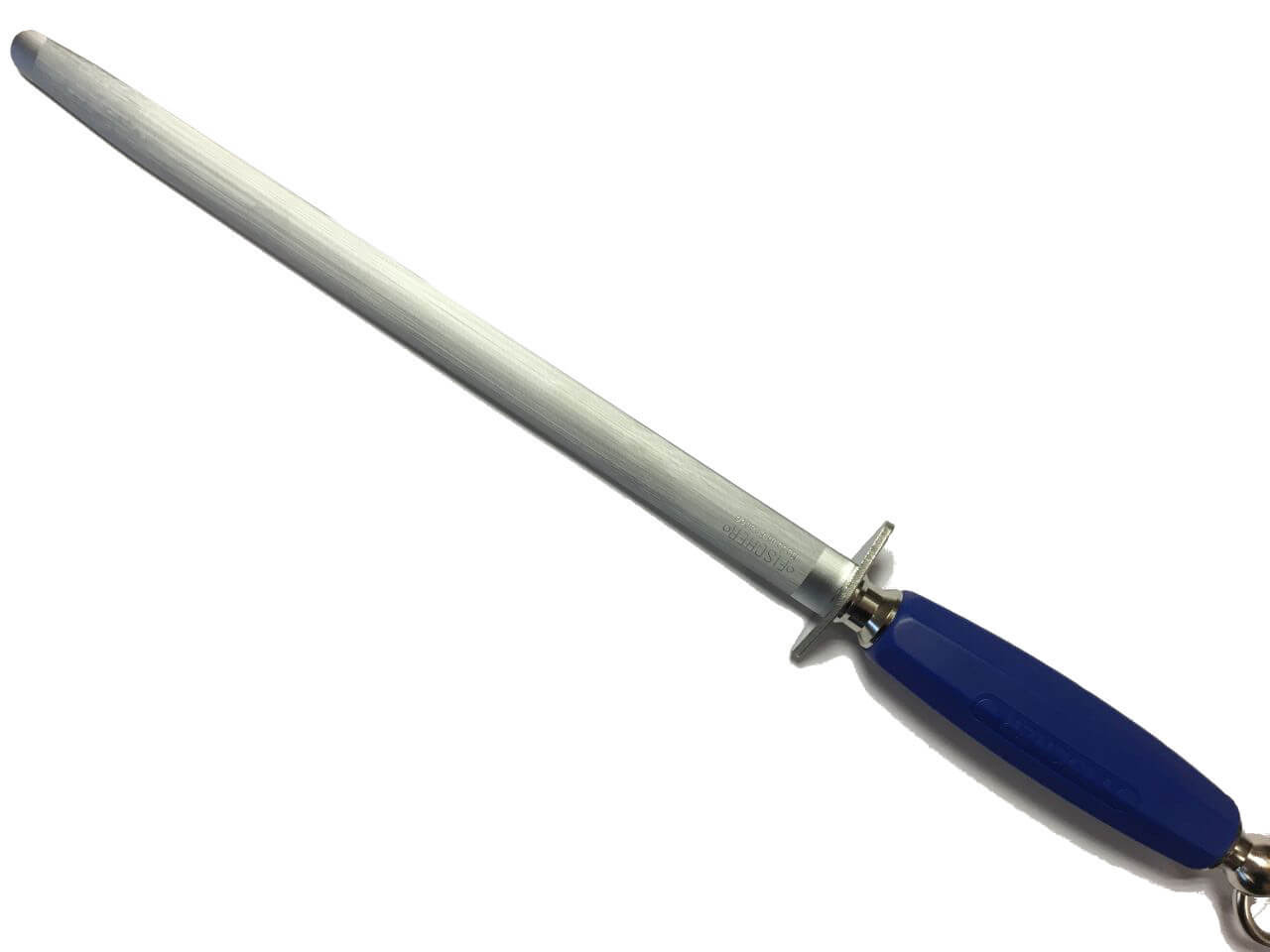 Fusil oval 30 cm manche plast. Soft bleu