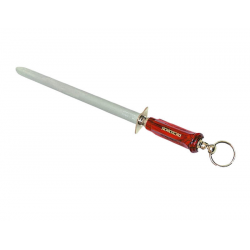 Fusil à aiguiser Dickoron ovale 30 cm manche rouge