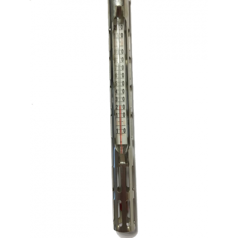 Thermomètre Chaudière avec gaine de protection inox -10 à +120°C