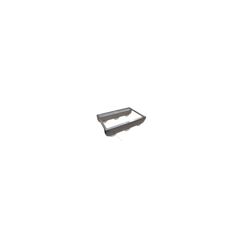 Roule bac inox