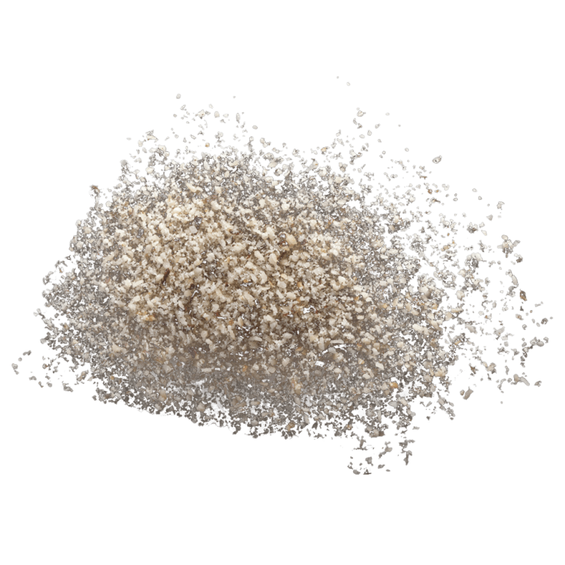 Noisette hachée grillées