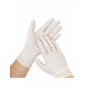 Gants vinyle blancs non poudrés "Taille L" Boîte de 100