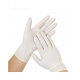 Gants vinyle blancs non poudrés "Taille S" Boîte de 100