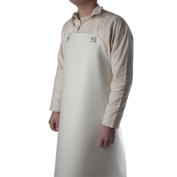 Tablier Caoutchouc blanc Favorit 125 cm