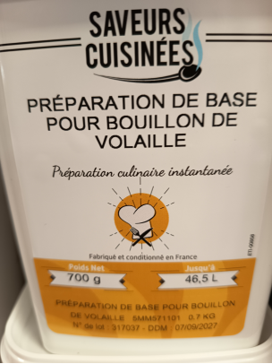 Bouillon de volaille 700g
