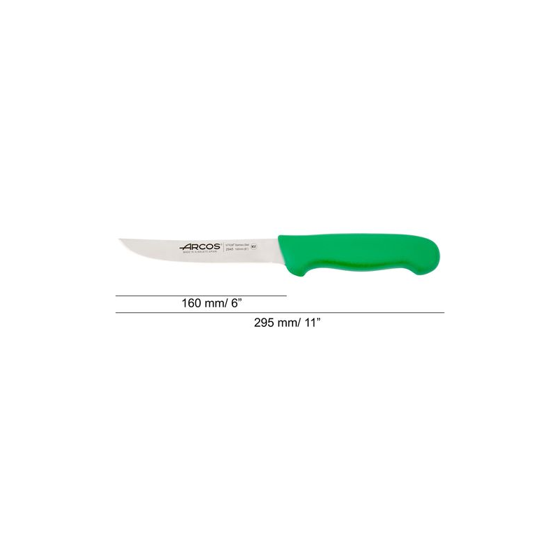 Couteau désosser bleu
