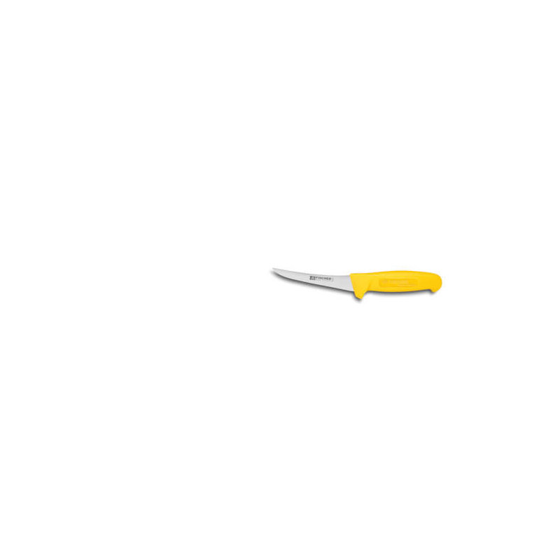 Couteau à désosser renversé, lame courbée rigide, 15cm