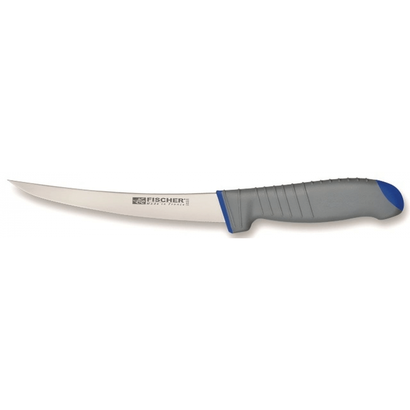 Couteau à désosser, lame courbée rigide, 15 cm